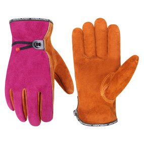 Cowhide Leather Work Gloves Manufacturer - Lightweight Premium Durable Breathable Cotton Lining