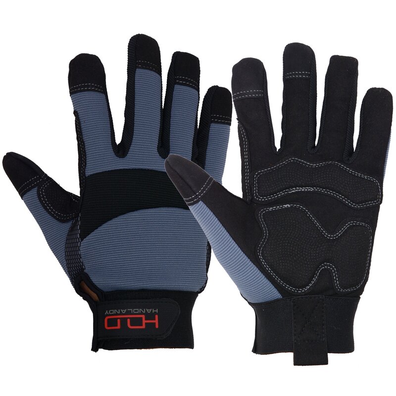 Work Gloves Supplier - Utility Mechanic Anti-vibration Touch Screen Flexible Yard