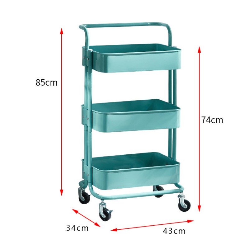 Beauty Tools Collecting Salon Trolley Hairdressing SPA Cart Organizer Multi-function Manicure Cart Storage Holders