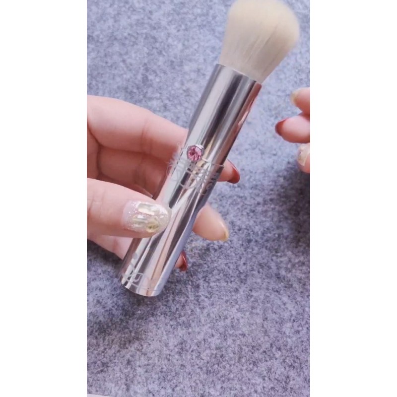 Simple Pink Free Sample Makeup Brush Soft Wool Easy Take Powder Custom Logo Makeup Brush Wholesale