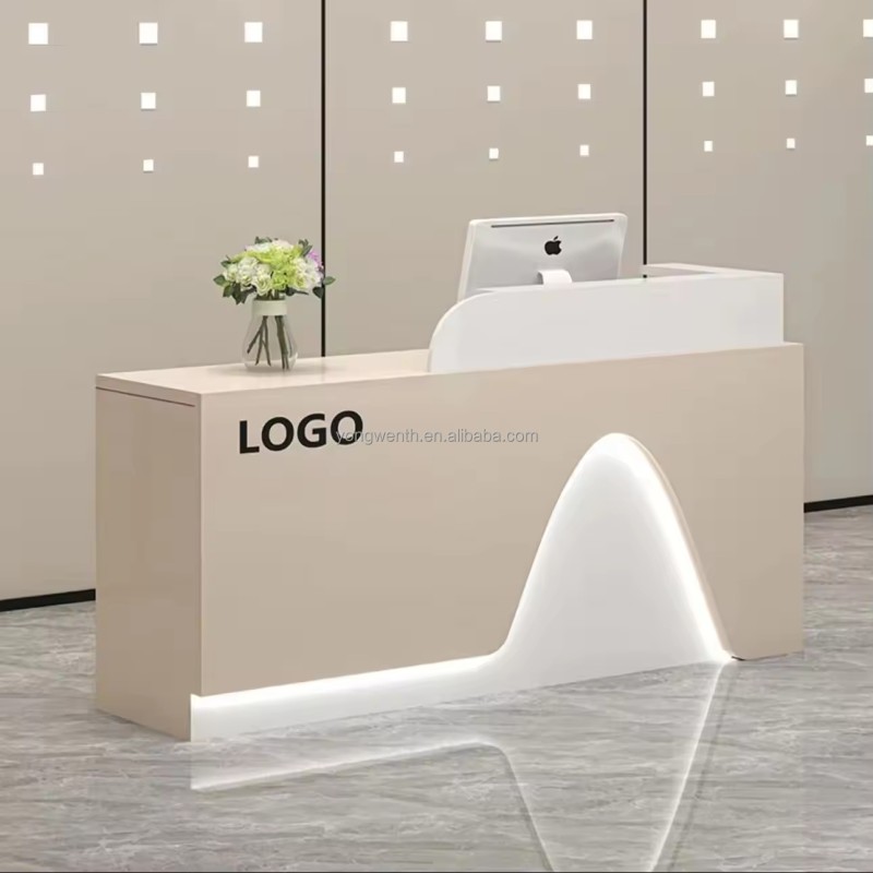 Cashier Small bar Table Minimalist Modern Clothing Supermarket Beauty and Hair Salon Company Reception Desk
