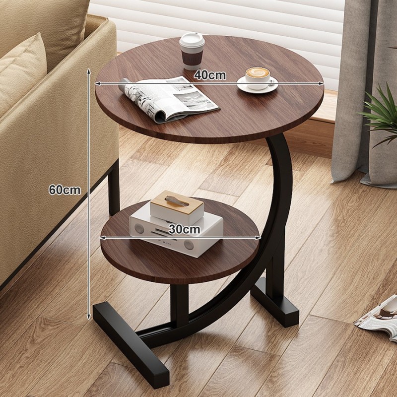 Designer Luxury Coffee Tables Gold Breakfast Minimalist Round Side Table Lounge Space Saving Mesa Auxiliar Living Room Furniture