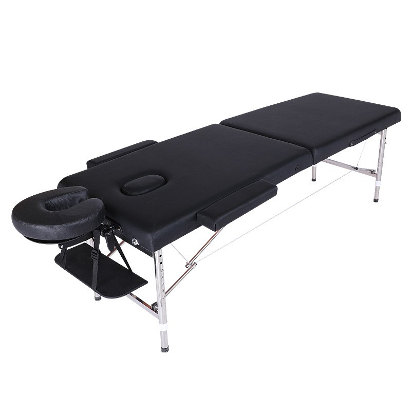 Portable Massage Table Professional Massage Bed 3 Fold 82 Inches Height Adjustable for Spa Salon Lash Tattoo
