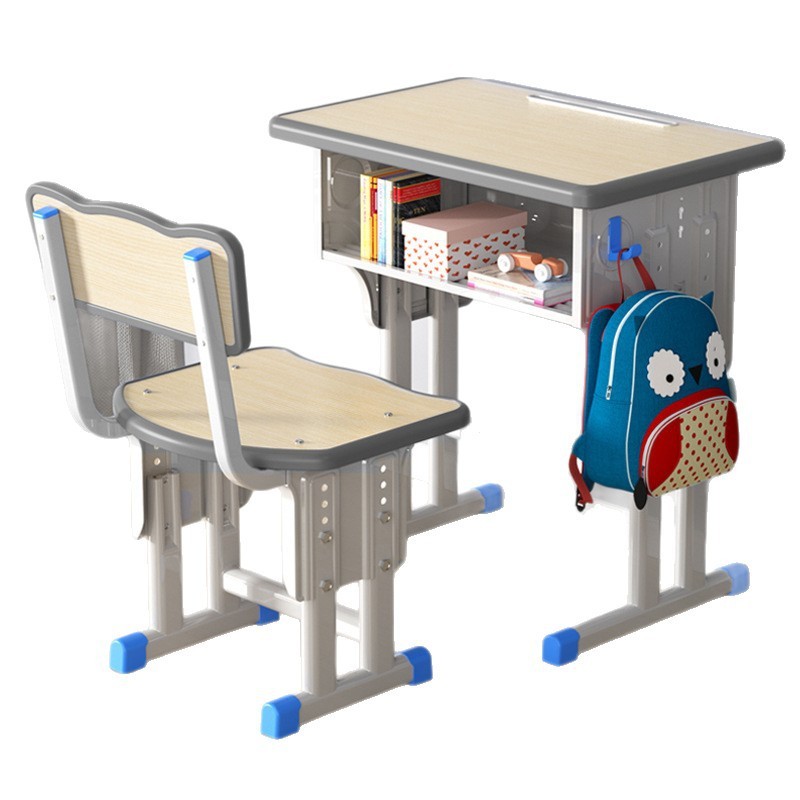 Primary School Desk Chair Set Height Adjustable Classroom Desks and Chairs for Preschool