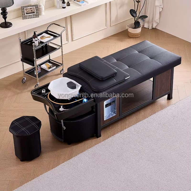 Luxury Salon Equipment Hair Washing Massage Table Shampoo Bed Head Spa