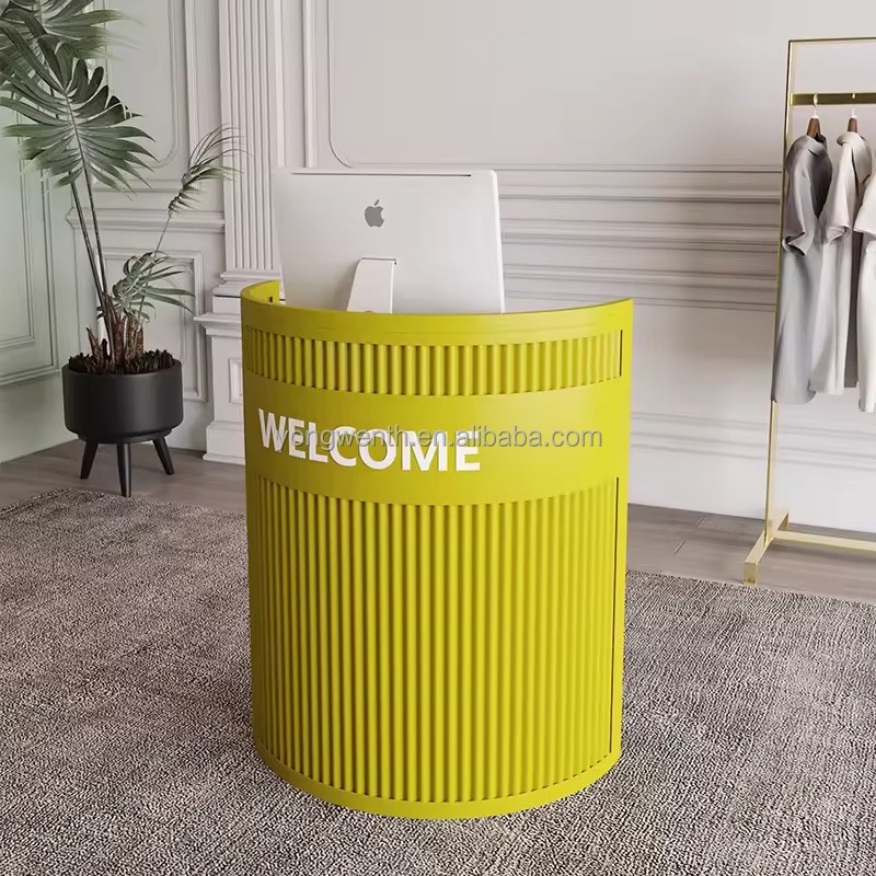 Cash Register Bar Reception Desks Counter Simple Guidance Information Clothing Store Front Welcome Modern Balcao Para Salao