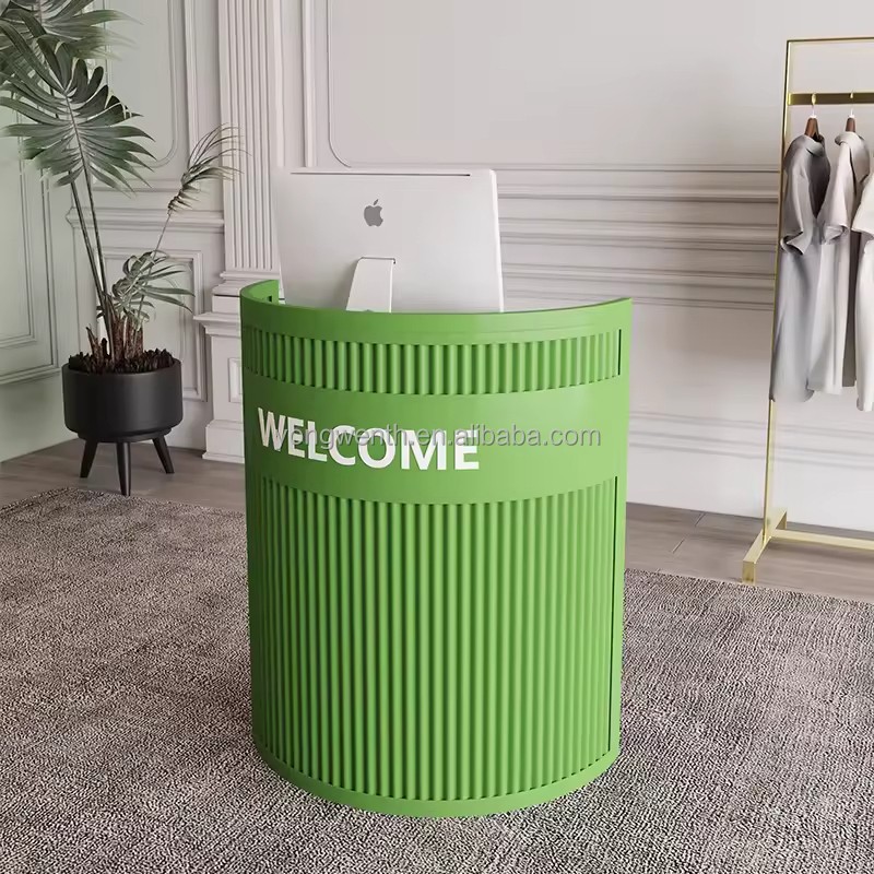 Cash Register Bar Reception Desks Counter Simple Guidance Information Clothing Store Front Welcome Modern Balcao Para Salao