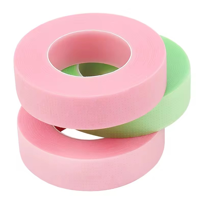 Breathable Eyelash Pink Green PE Tape Under Eye Pads False Lashes Patch Eyelash Extension Tape Makeup Tools