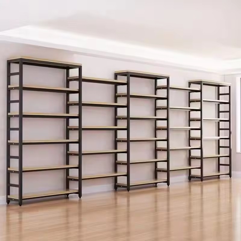 Simple Bookcase Racks Steel Storage Shelf Living Room Shelves Display Shelves Multilayer Floor Library Bookshelf Rental House