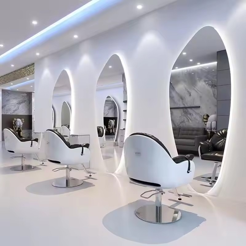 Beauty Salon Furniture Barber Mirror Hair Salon Equipment Set Barber Station Other Salon Furniture
