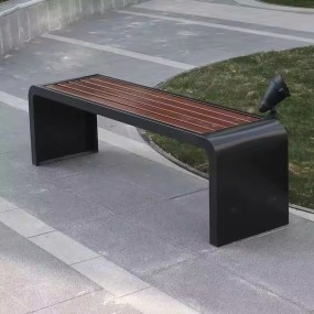 Outdoor Bench Leisure Backrest Seat Basketball Court Community Public Rest Area Outdoor Bench Park Chair Bench