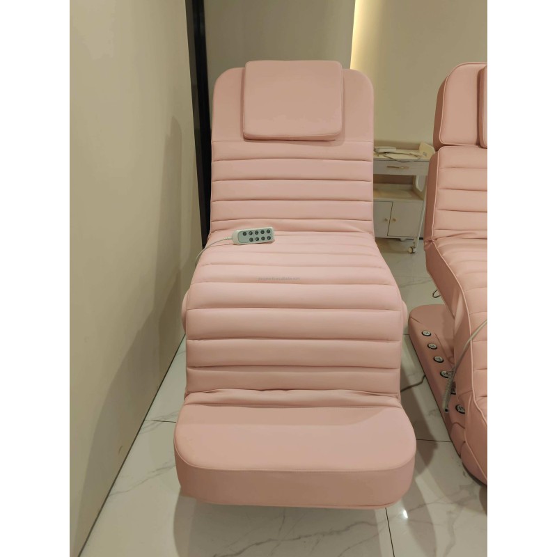 Electric Beauty Bed Lifting Tattoo Bed Stainless Steel with Foot Control Minimally Invasive Beauty Chair Light Luxury