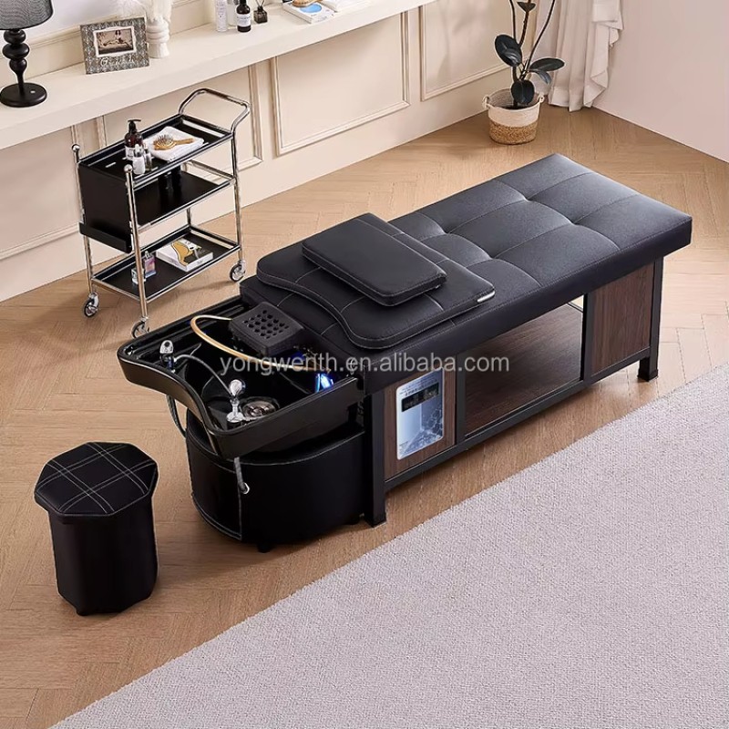 Luxury Salon Equipment Hair Washing Massage Table Shampoo Bed Head Spa