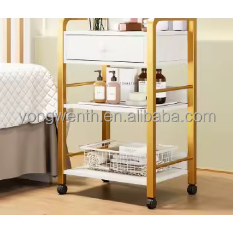Factory Wholesale Convenient Economic Metal Folding Spa Salon Trolley Modern Design Style for Hair Salon & Home Use