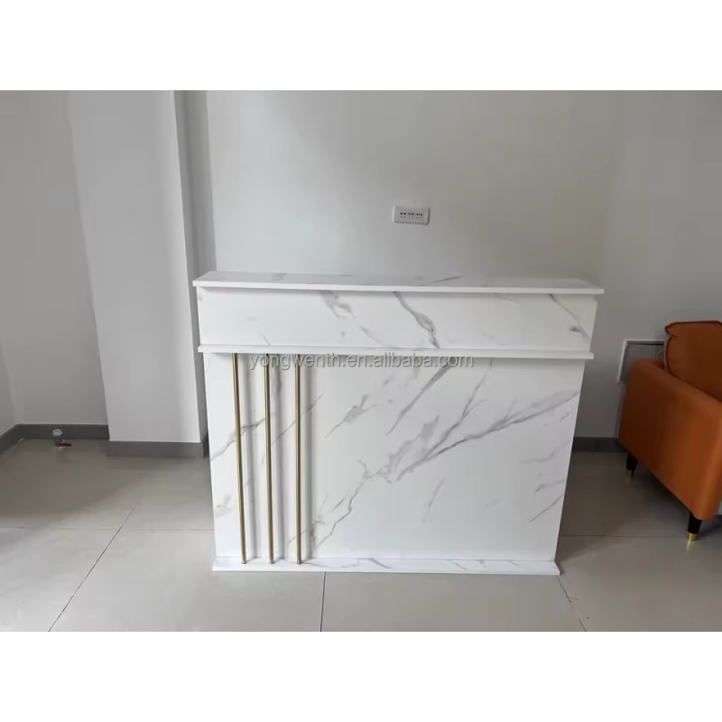 Modern Simple Small Bar Counter Reception Desk Company Office Reception Desks Beauty Institute Counter Welcome Service Desk GM
