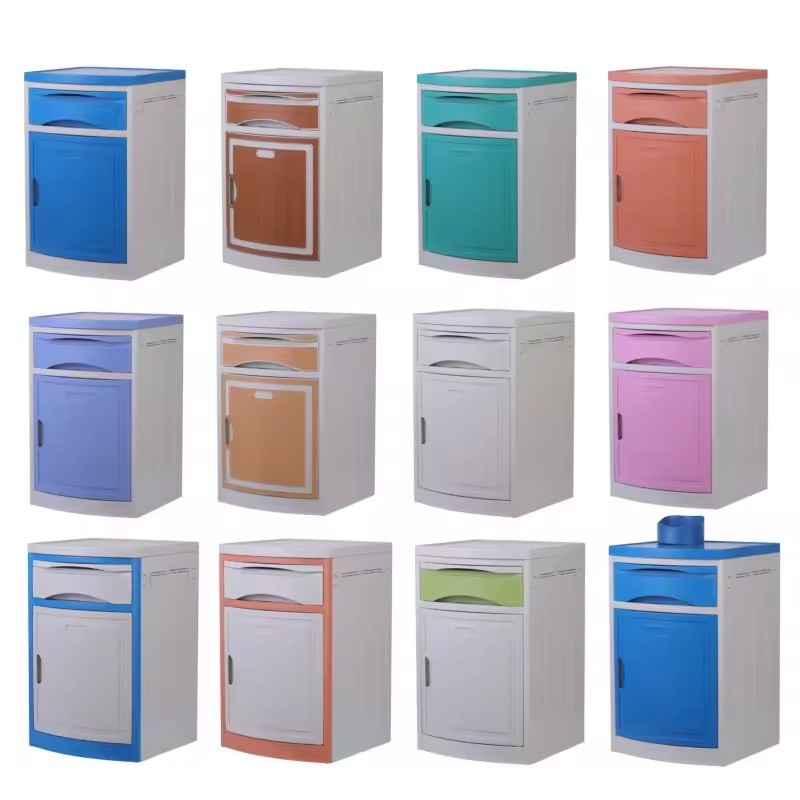 Factory Sale Hospital Bedside Cabinets Abs Medical Hospital Bedside Table