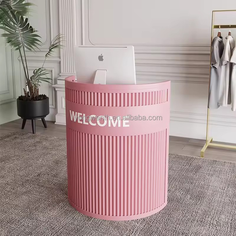 Cash Register Bar Reception Desks Counter Simple Guidance Information Clothing Store Front Welcome Modern Balcao Para Salao