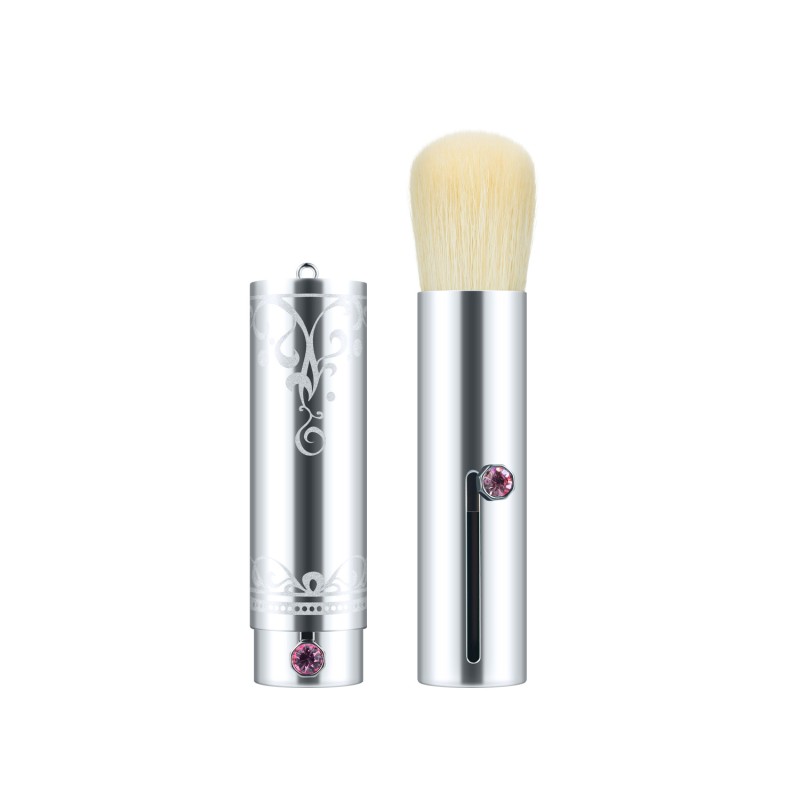 Simple Pink Free Sample Makeup Brush Soft Wool Easy Take Powder Custom Logo Makeup Brush Wholesale