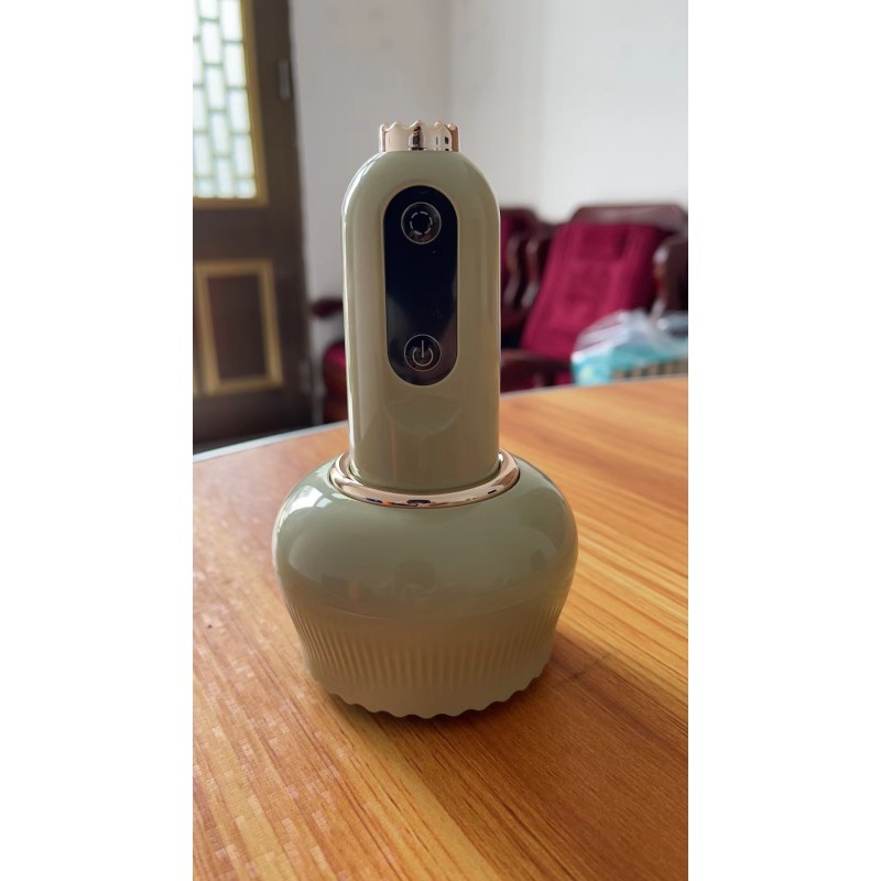 Smart Electric Scraping Massage Cupping Device Heating Suction Cup Back Neck Arm Relieves Body Fatigue Relax Wireless Scraping