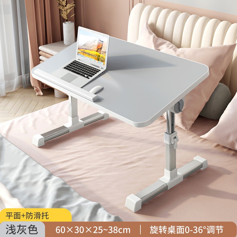 Mini Writing Desk Home Use Laptop Desk With Usb Light Bookshelf Drawer Foldable Bedside Table
