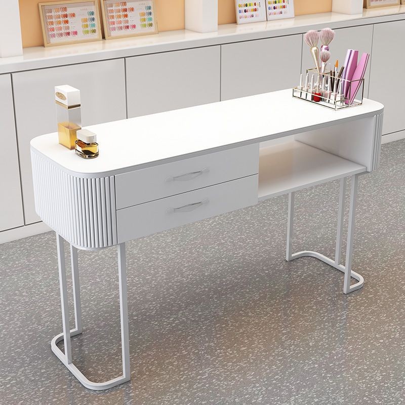 Simple Nail Table Salon Modern Luxury Nail Artist Manicure Table Wooden Storage Mesa De Manicure Professional Furniture