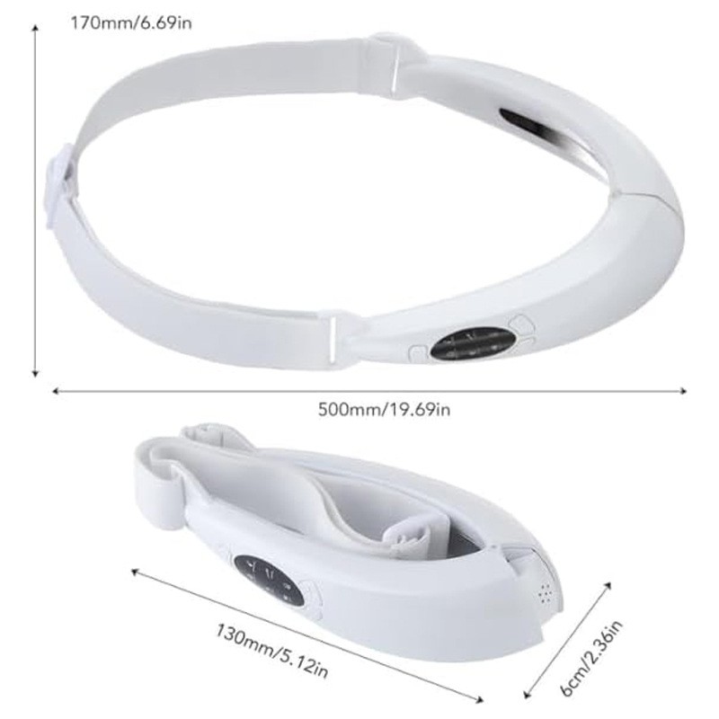 Double Chin Reducer Machine, V Line Face Lift Massager, Portable Shaping Facial Massager - White