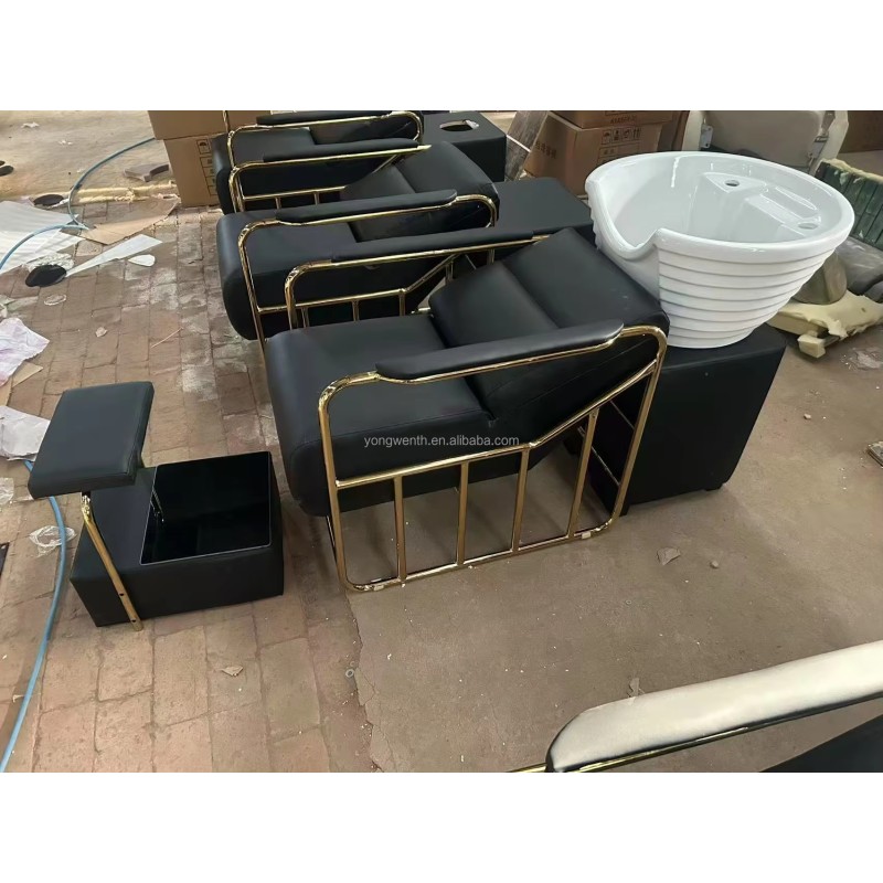 Cheap Comfortable Multifunctional Hair Salon Furniture Beauty Salon Massage Hair Washing Shampoo Bed with Bowl