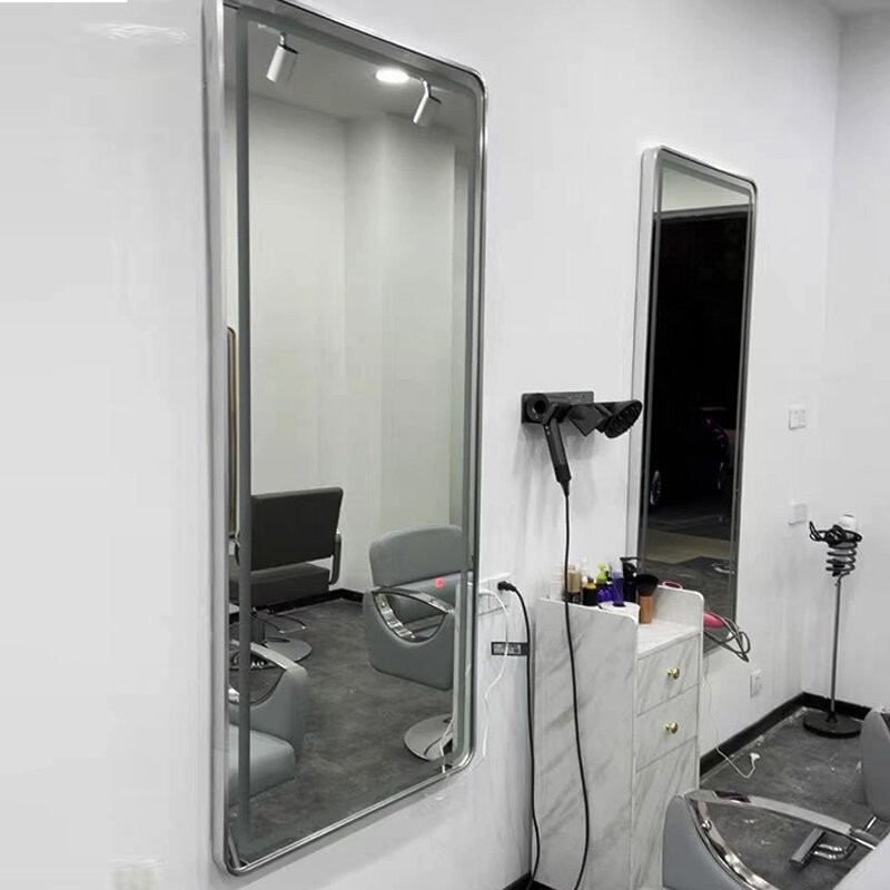 Wholesale Floor Dressing Mirrors with Lights Wall Mounted Household Full Body Mirrors LED Intelligent Fitting Mirror for Porch