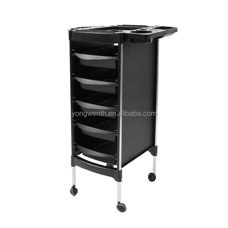 MK Modern Five-Layer Multifunctional Hair Salon Storage Cart Cross-Border Barber Shop Hairdressing Perm Tools Metal Beauty Car