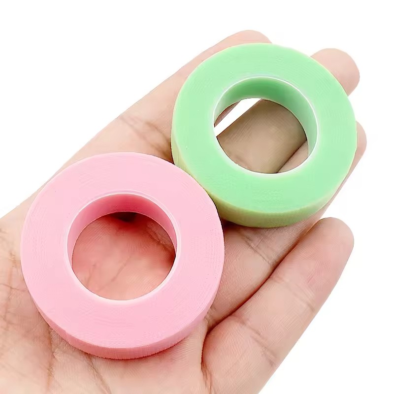 Breathable Eyelash Pink Green PE Tape Under Eye Pads False Lashes Patch Eyelash Extension Tape Makeup Tools