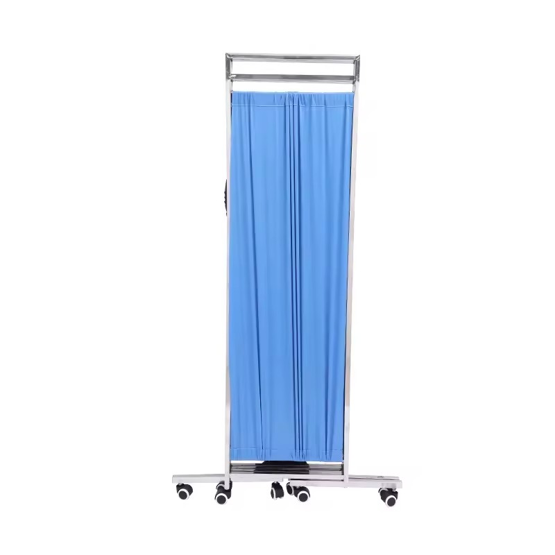 High Quality Stainless Steel Hospital Medical Ward Folding Screen 4 Sections 4 Fold Curtain Best Prices