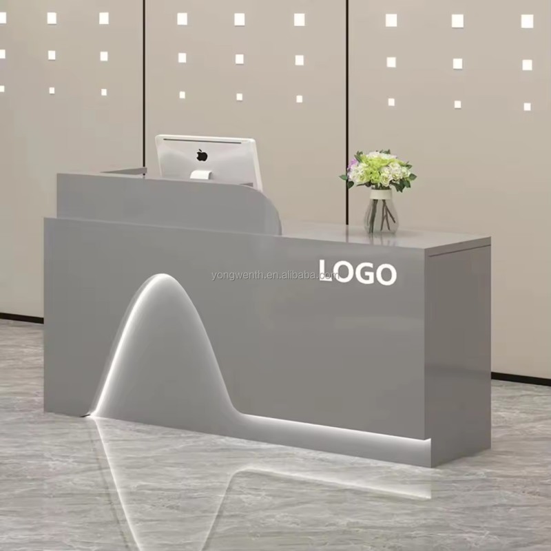 Cashier Small bar Table Minimalist Modern Clothing Supermarket Beauty and Hair Salon Company Reception Desk