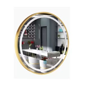 Barber Shop Large Oval Mirror Hair Salon Floor-to-ceiling Barber Mirror Table Hair Cutting Full Body Mirror