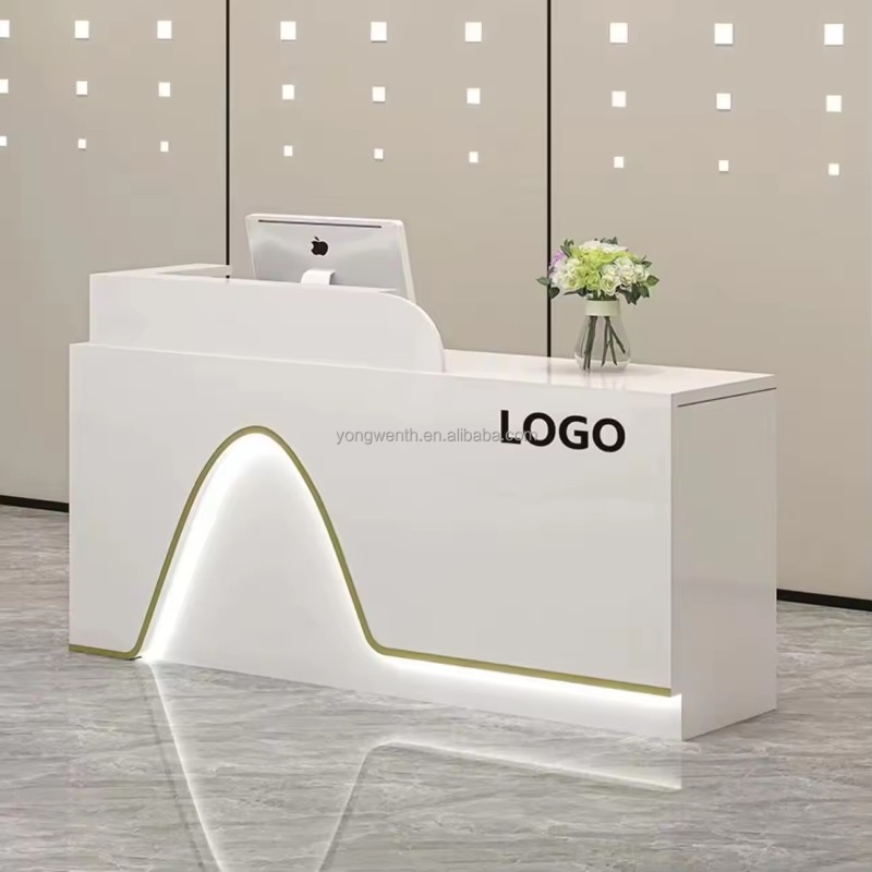 Cashier Small bar Table Minimalist Modern Clothing Supermarket Beauty and Hair Salon Company Reception Desk