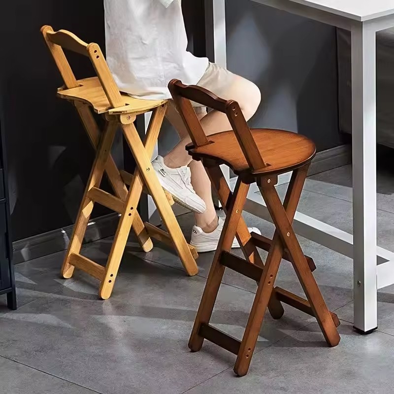 Scandinavian Style Bar Stools Collapsible Dining Stools Bar Furniture Bar Stools