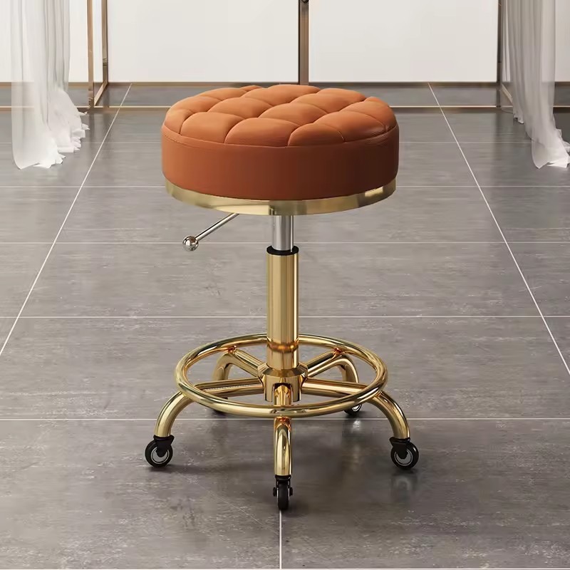 Rotary Lifting Round Stool Home Furniture Pedicure Chair Salon Chairs Small Round Stool Beauty Stool Barber  Office Chairs