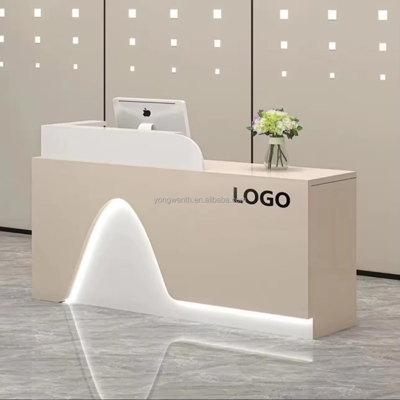 Cashier Small bar Table Minimalist Modern Clothing Supermarket Beauty and Hair Salon Company Reception Desk