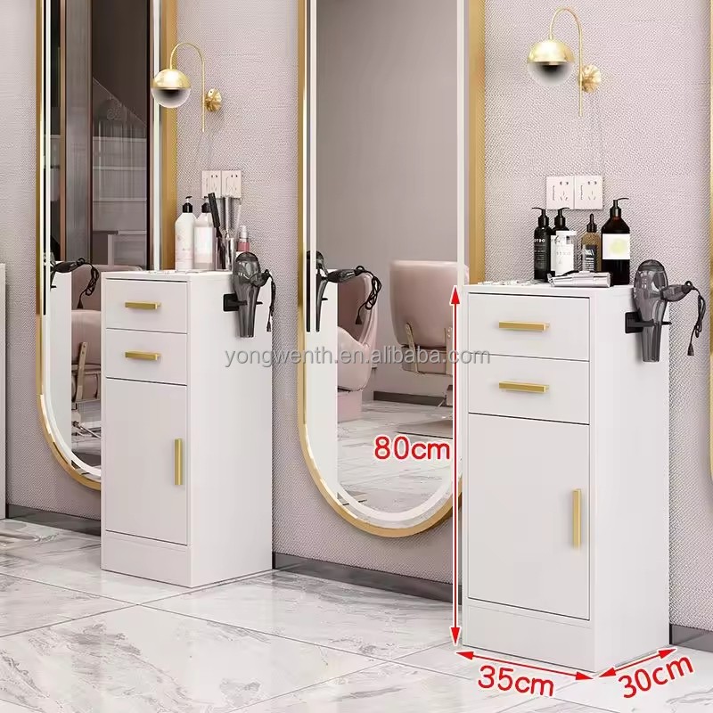 Top Selling Black Gray White Rolling Barber Spa Facial Metal Hair Salon Beauty Salon Hairdressing Trolley Carts