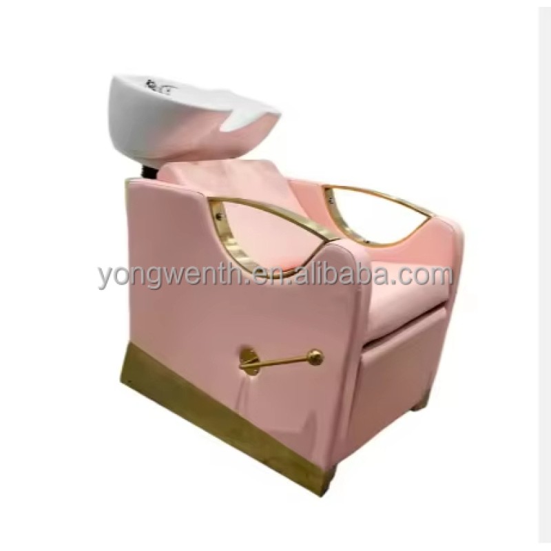 Hottest Luxury Barber Shop Hair Washing Chair Shampoo Chairs Shampoo Bed Beauty Salon Spa for Sale