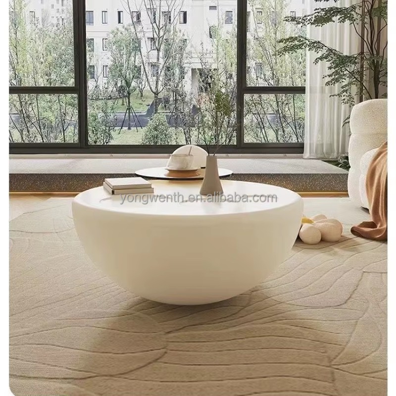 Wholesale Price Living Room Furniture Cream Minimalist Tea Table Modern Coffee Tables Combination for Home