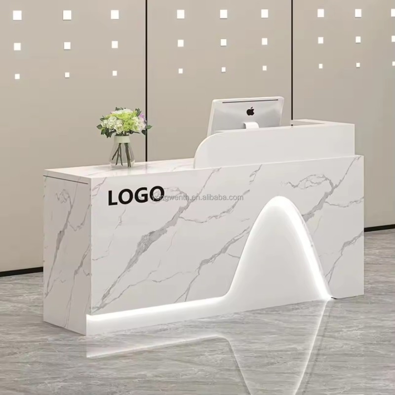 Cashier Small bar Table Minimalist Modern Clothing Supermarket Beauty and Hair Salon Company Reception Desk