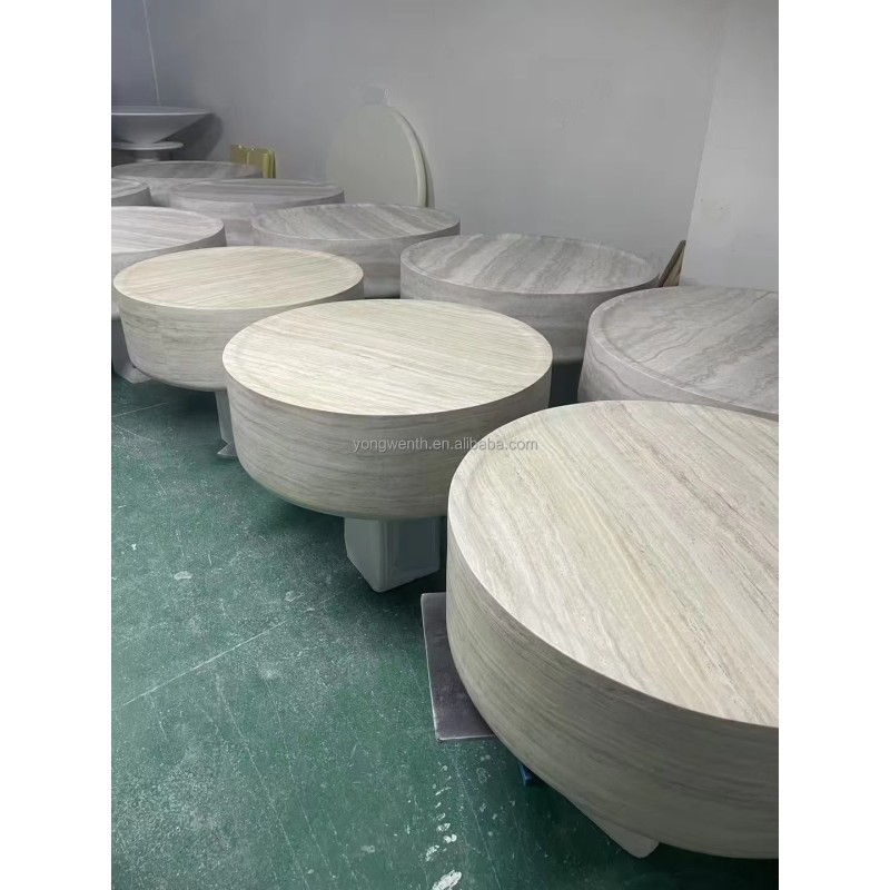 Factory Price Natural Marble Stone Travertine Stone Slab for Marble Coffee Table Customized Luxury Hotel Hall Decoration