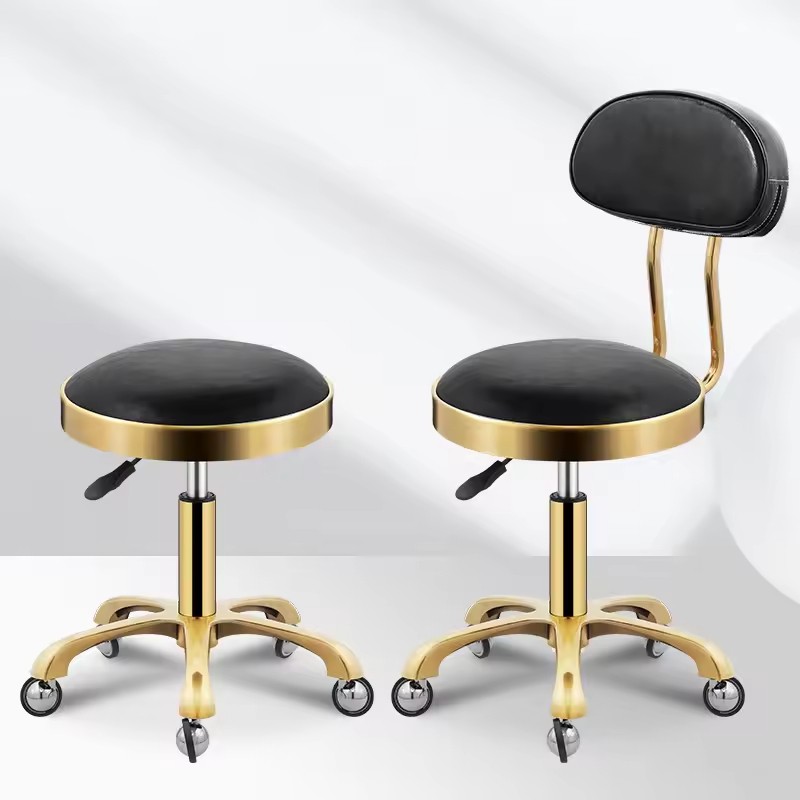 Professional Barber Chair Promotion Cosmetic Salon Chairs Hair Stylist Scissors Purpose Wheel Swivel Vanity Vintage Siege Nail