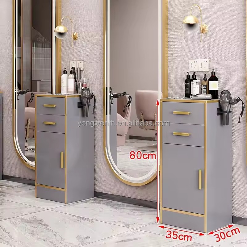 Top Selling Black Gray White Rolling Barber Spa Facial Metal Hair Salon Beauty Salon Hairdressing Trolley Carts