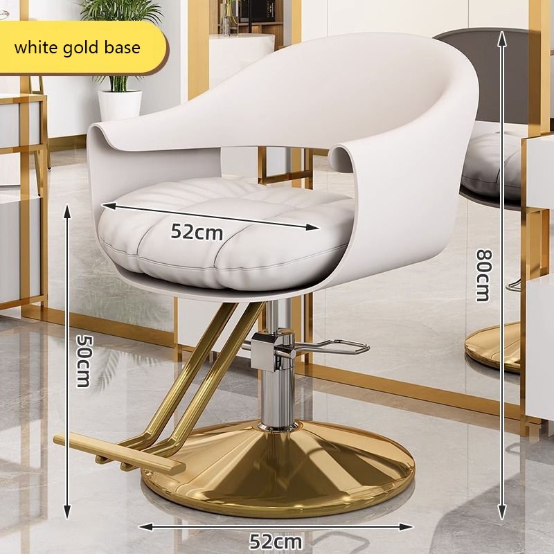 Modern Fashion Perm Hair Cutting Chair Barbershop Chairs Light Luxury Hairdressing Chair