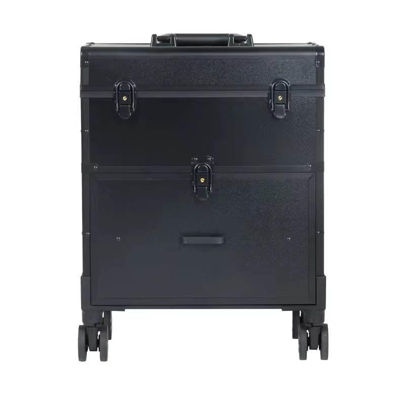 Aluminum Alloy Manicure Go Out Toolbox Radiotherapy Machine Tattoo Embroidery Eyelashes Makeup Luggage Tie Rod Storage Box