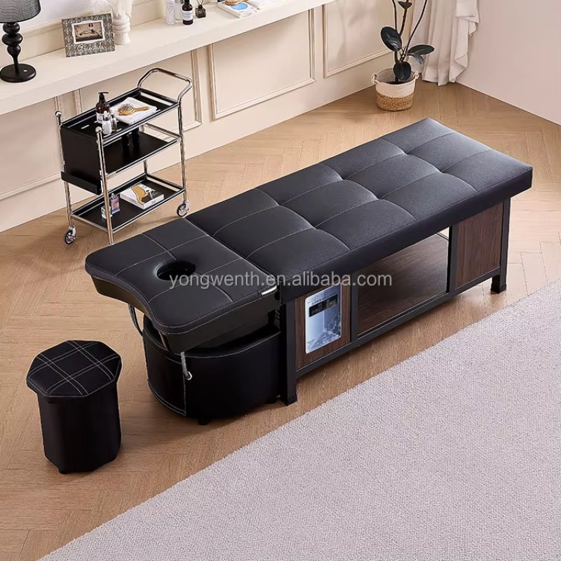 Luxury Salon Equipment Hair Washing Massage Table Shampoo Bed Head Spa