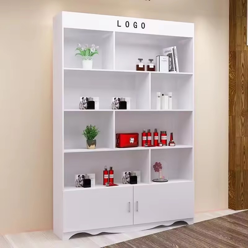 Cosmetics Display Cabinet Beauty Salon Barber Shop Mother and Baby Shop Product Shelf Customized Display Shelf
