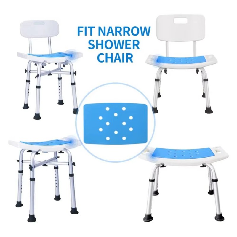 Portable Anti-slip Seat Cushion Shower 1pcs Bath Chair Mat Disabled Bath Padded Stool Cushion Paste Bath Chair Mat Foam Pad