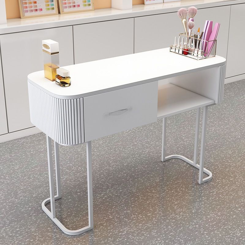 Simple Nail Table Salon Modern Luxury Nail Artist Manicure Table Wooden Storage Mesa De Manicure Professional Furniture